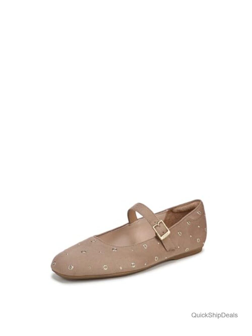Women's Wexley Jane Mary Jane Flats Suede-Like Microfiber Comfort Walking